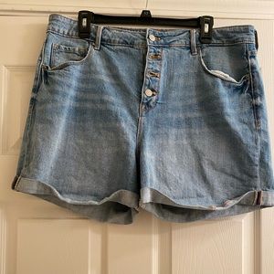 Old navy high waisted denim shorts